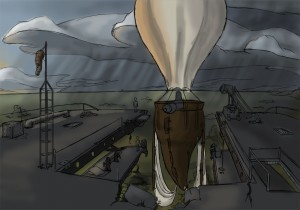 Design drawings of the airport